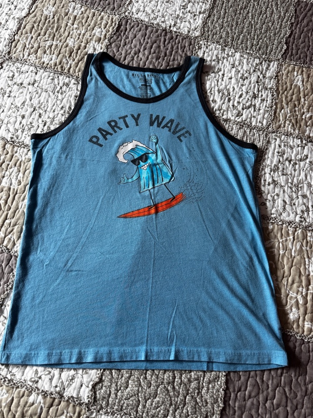 Billabong Light Blue Tank Top Youth Large